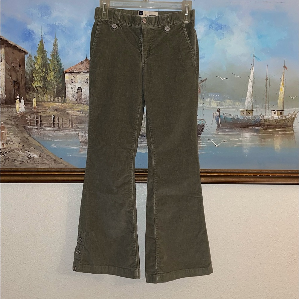 Vintage Corduroy GAP Pants - Army Green